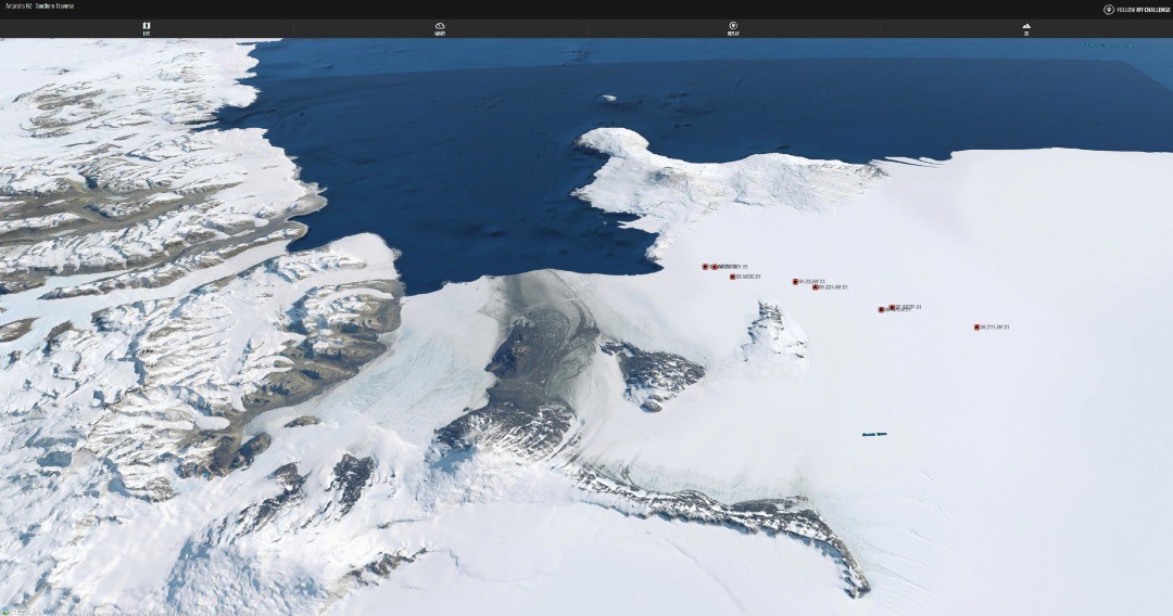 3D Map in the making: Antarctic NZ - Southern Traverse, on behalve of our friends at TrackMe New Zealand.
