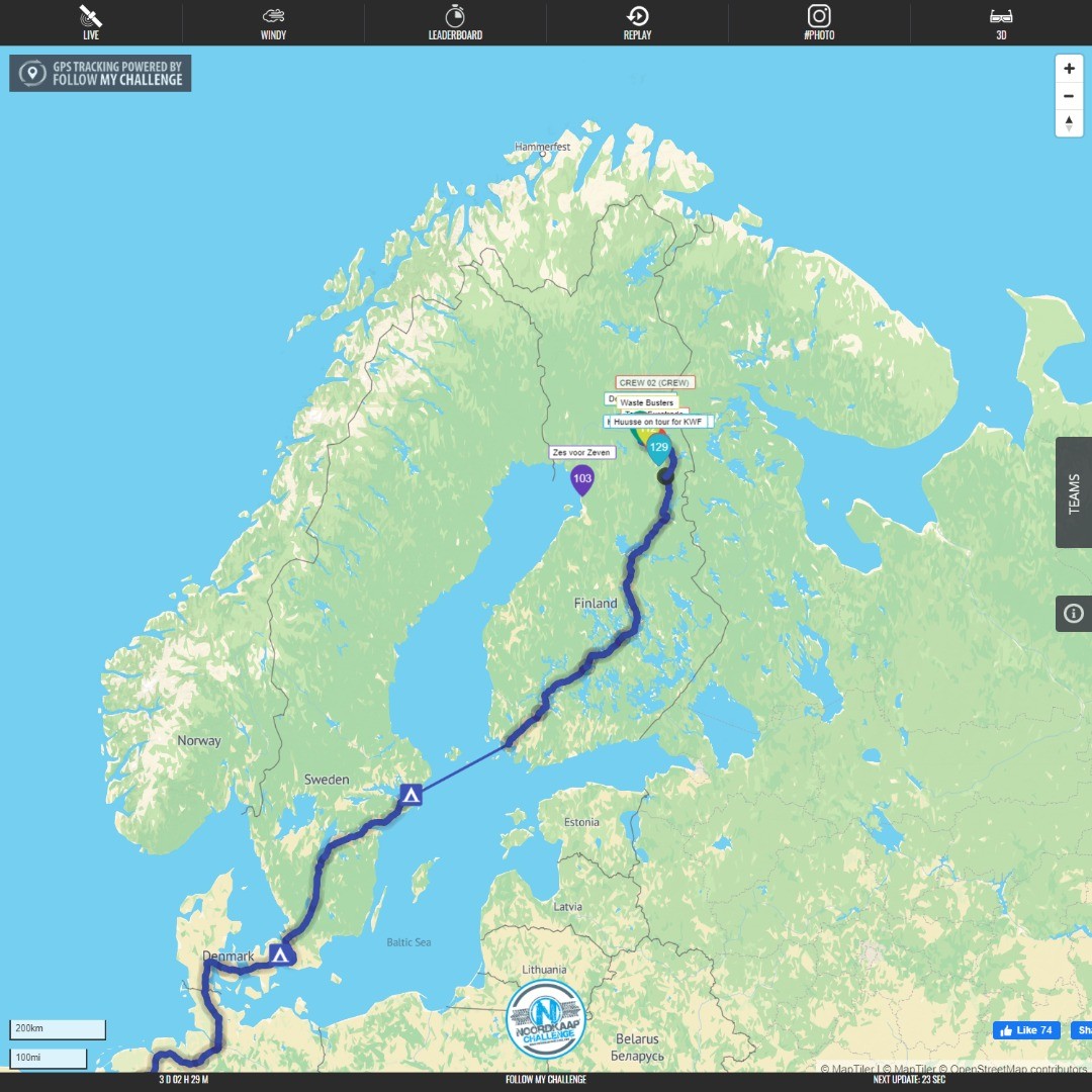 Even here, up in the north of Finland, we have great LTE-M network coverage through the networks of DNA & Sonera. Our trackers ping, as expected, ever...