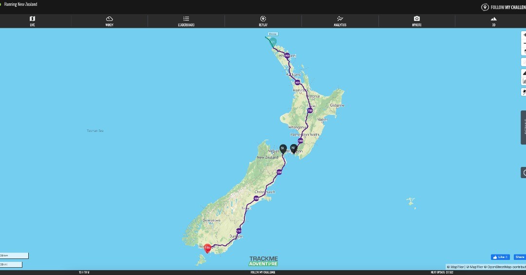 LIVE: @emma.timmis is running the length of New Zealand! Track her during this epic world record attempt. The record currently stands at 35 day and 27...